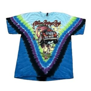 The Allman Brothers Band Mushroom Express Tie Dye Southern Rock T Shirt 2XL XXL